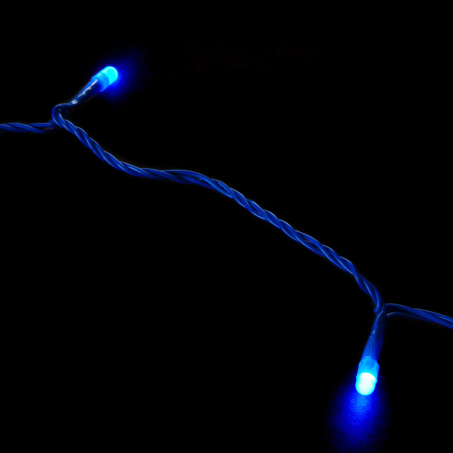 PRODUCTWORKS Product Works UltraLED Battery Operated Frosted Twinkle Light String, Blue, 4.5-Feet