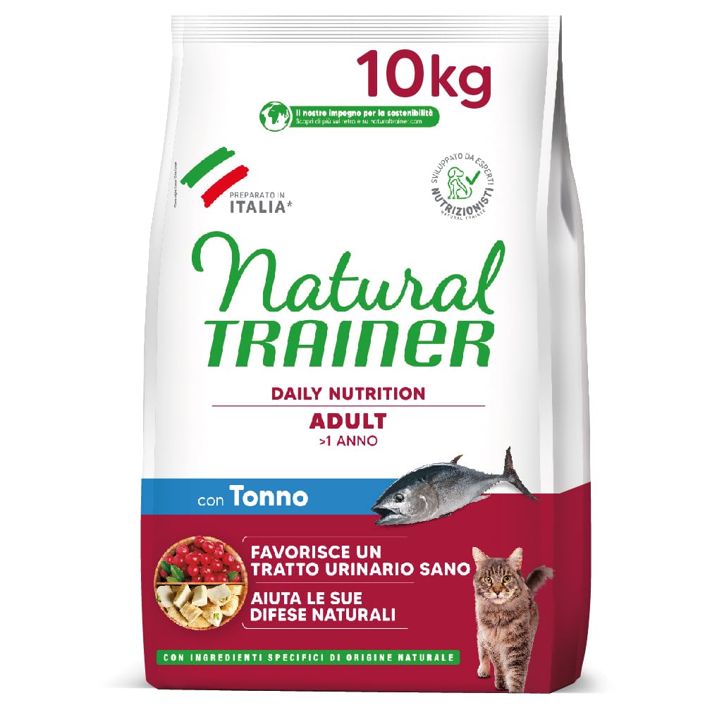 Trainer Natural Adult Cat con Tonno 10 Kg, 10000 Gr