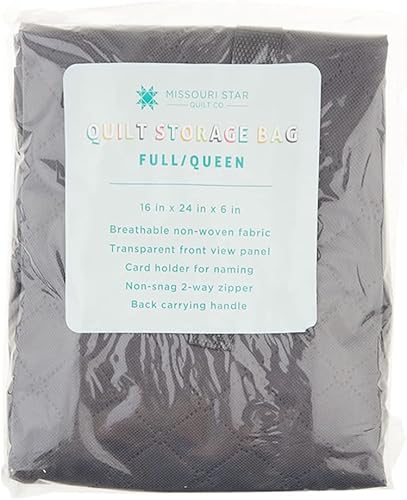 Miniatura 3 de Missouri Star - Bolsa de almacenamiento para mantas de tamaño Queen  Bolsas de almacenamiento plegables con ventana transparente con cremallera