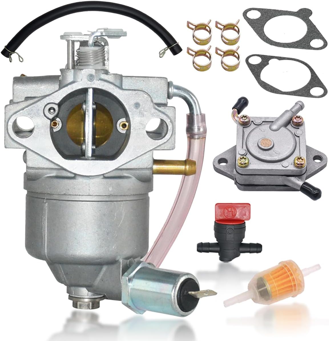 AM109205 Carburetor Fits For Kawasaki 15003-2398 Compatible with John Deere GT242 GT262 GT275 F510 F525 LX170 LX172 LX175 LX176 LX240 Mowers Tractors Engine with Fuel Pump