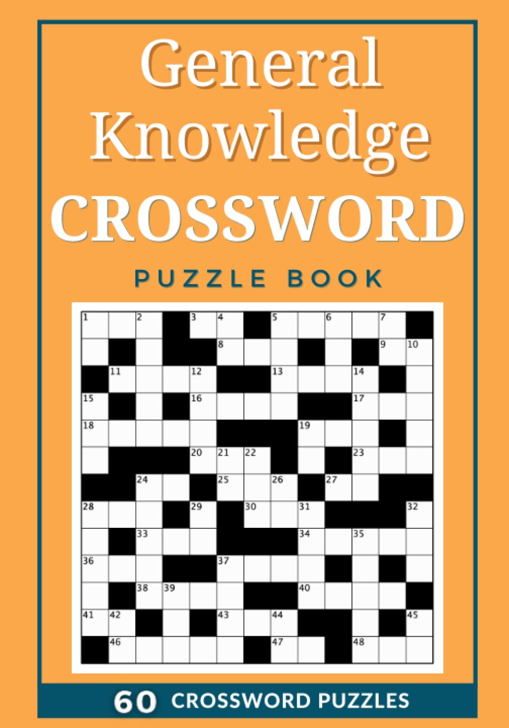 General Knowledge Crossword Puzzle Book: GK Cross word Puzzle Book For Adults and Seniors Featuring 60 Large Puzzles with Solution | Crossword Books for Adults