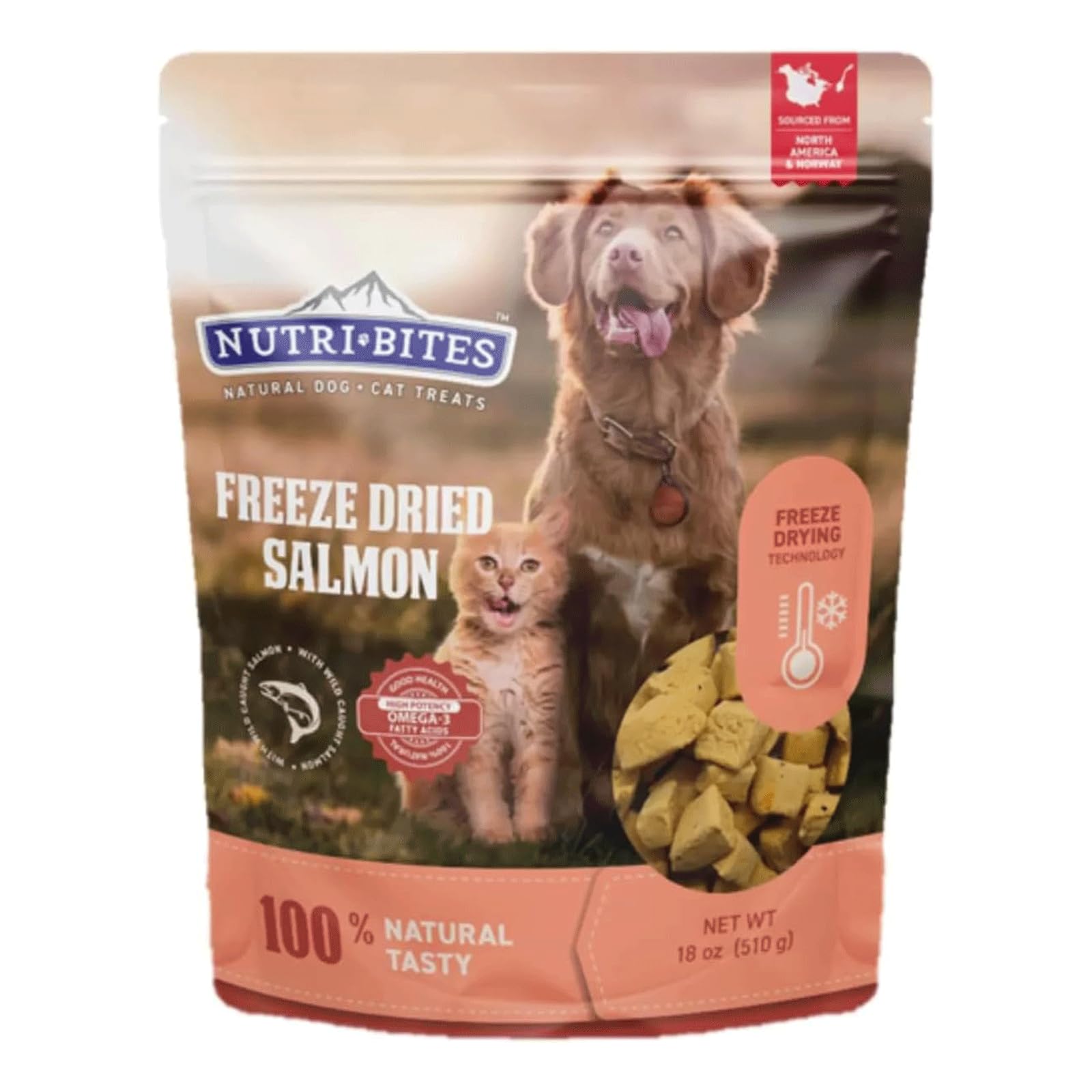 NUTRI BITES 犬猫用フリーズドライサーモン510g×3袋　コストコ Amazon.co.jp: コストコ NUTRI BITES フリーズドライサーモン 510g 犬