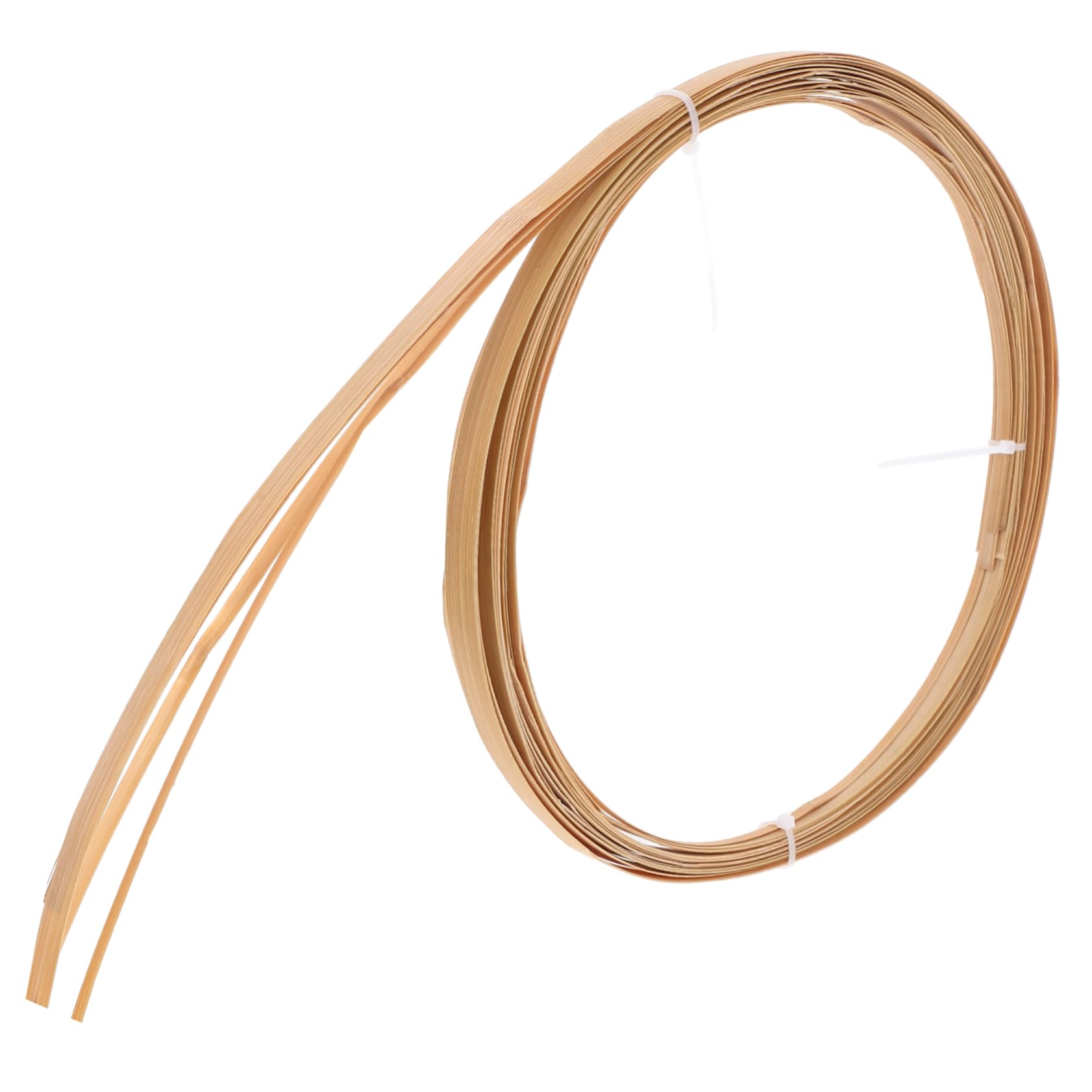 OSALADI 4 Rolls Natural Weaving Strips for DIY Crafts Widths Cane Material for Basket Weaving Floral Arrangements and Home Decor