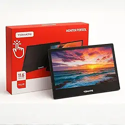 Monitor Portátil Touchscreen 11.6" 60Hz Resolução HD para Entretenimento e Trabalho