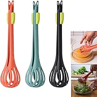 Vista 1 de Clip de comida 2 en 1 y batidor de huevos, batidor de huevos multifunción y clip para pan, mezclador de huevos de mano, batidora de huevos