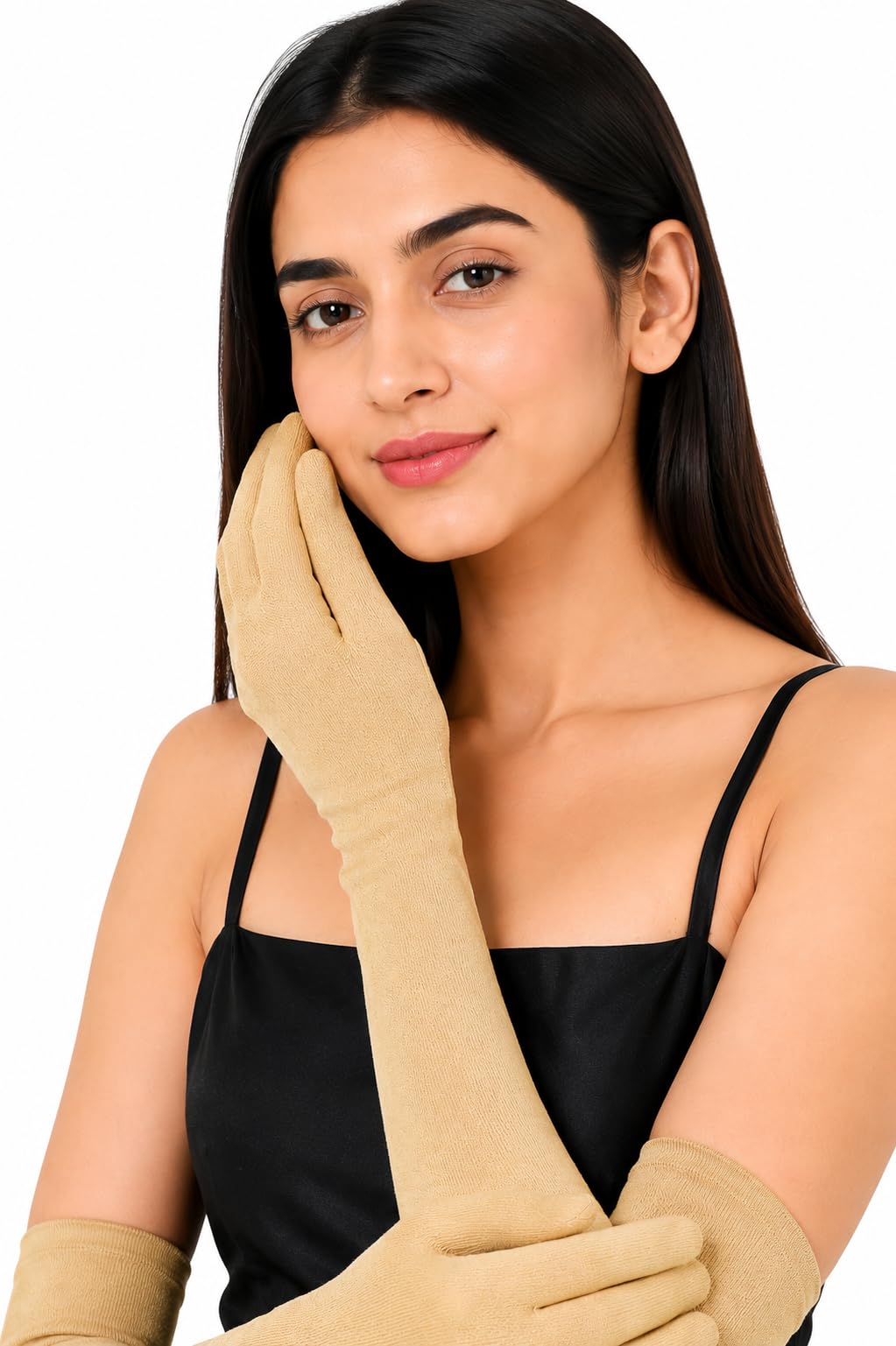 London Paree Women's Long UV Gloves, UPF 50+ Sun Protection Arm Sleeves with Full Finger Design for Driving, Outdoor Sports and Travel (4 Pair)-image-20
