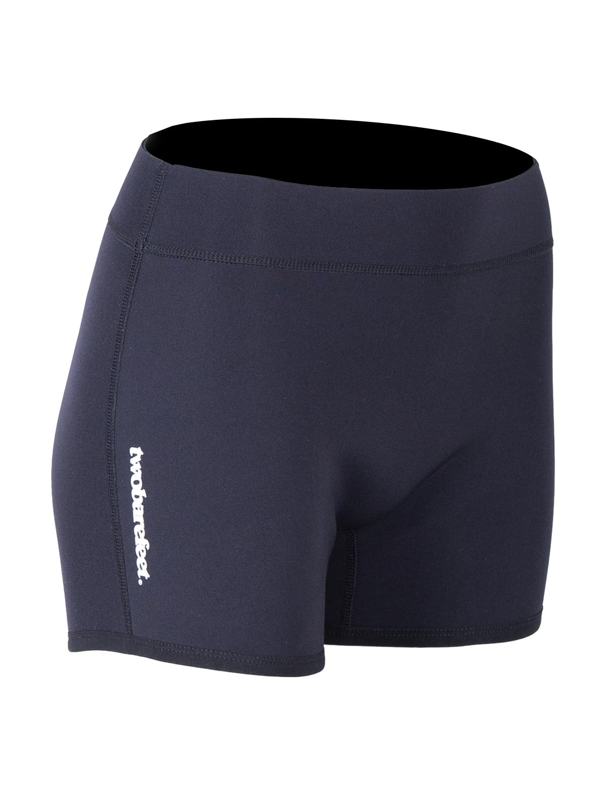 Two Bare Feet Women’s 1.5mm Neoprene Wetsuit Shorts – Thermal Surf Swim Shorts for Open Water Swimming, Paddleboarding, Kayaking & Watersports, Stretch Fit (Black, XS)