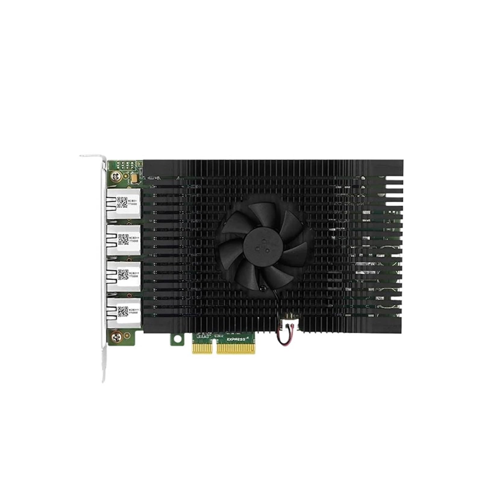 Tarjeta de 4 Puertos PO//E 5/-G Adaptador de extensión de Red X4 X8 X16 Tarjeta de Red(PCIE 4 Port)