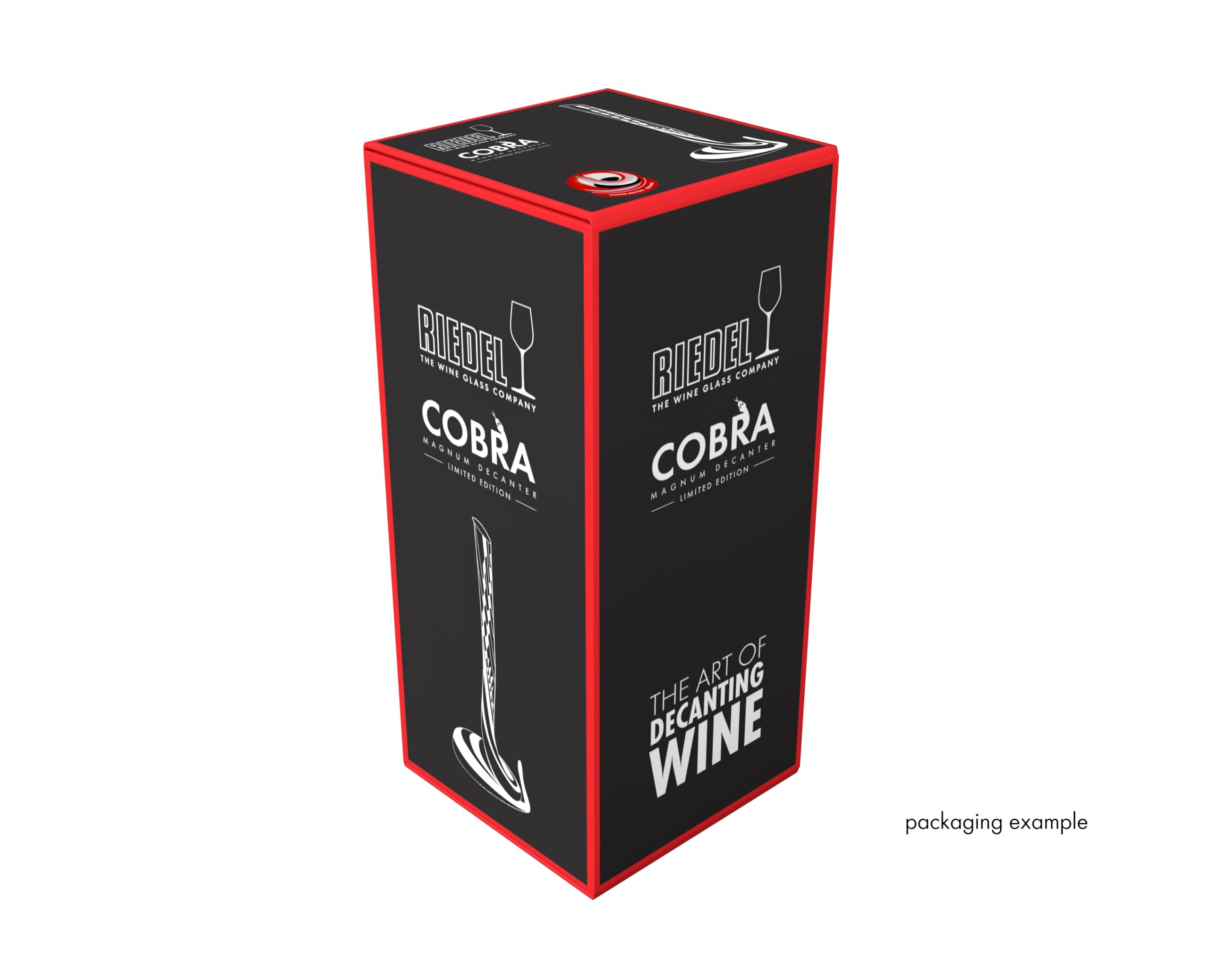 RIEDEL Dekanter Cobra Magnum - opakowanie pojedyncze, karafka, szkło kryształowe, tylko mycie ręczne – nieodpowiednie kulki do czyszczenia szkła - 1950/25