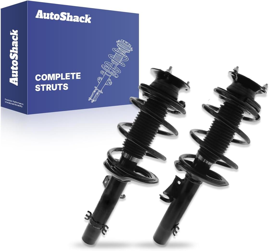 AutoShack Front Complete Strut & Coil Spring Left & Right Replacement for 2004-2010 BMW X3 2-PC Set