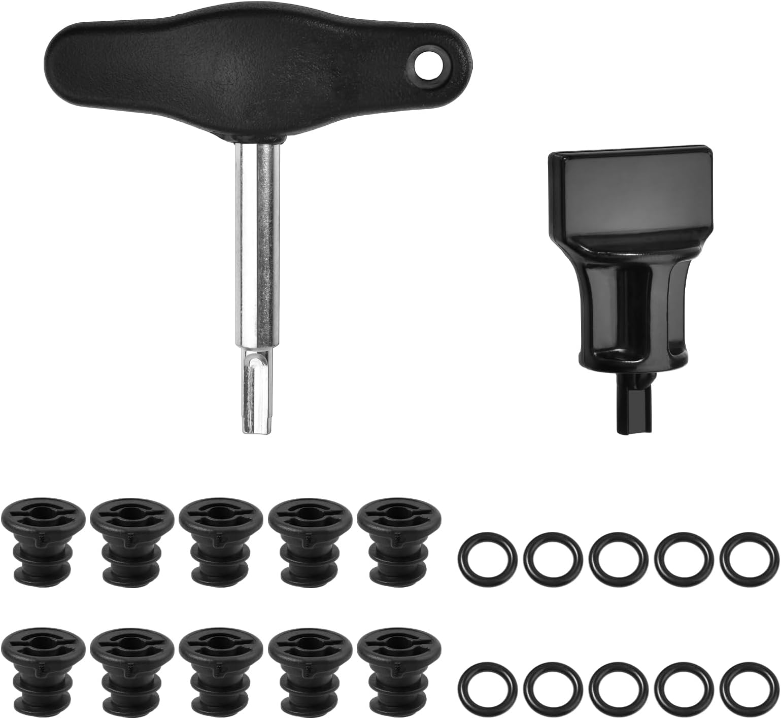 1 Set Car Engine Oil Drain Plug Includes 10 Pack Oil Drain Plug with 2 PCS Plugs Removal Tool Compatible with Volkswagen 1.8L 2.0L Petrol Replacement for Audi A3 A4 A5 A6
