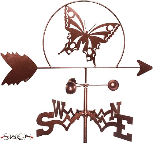 SWEN Products Veleta hecha a mano de la estaca del jardín de la mariposa ~ Nuevo~