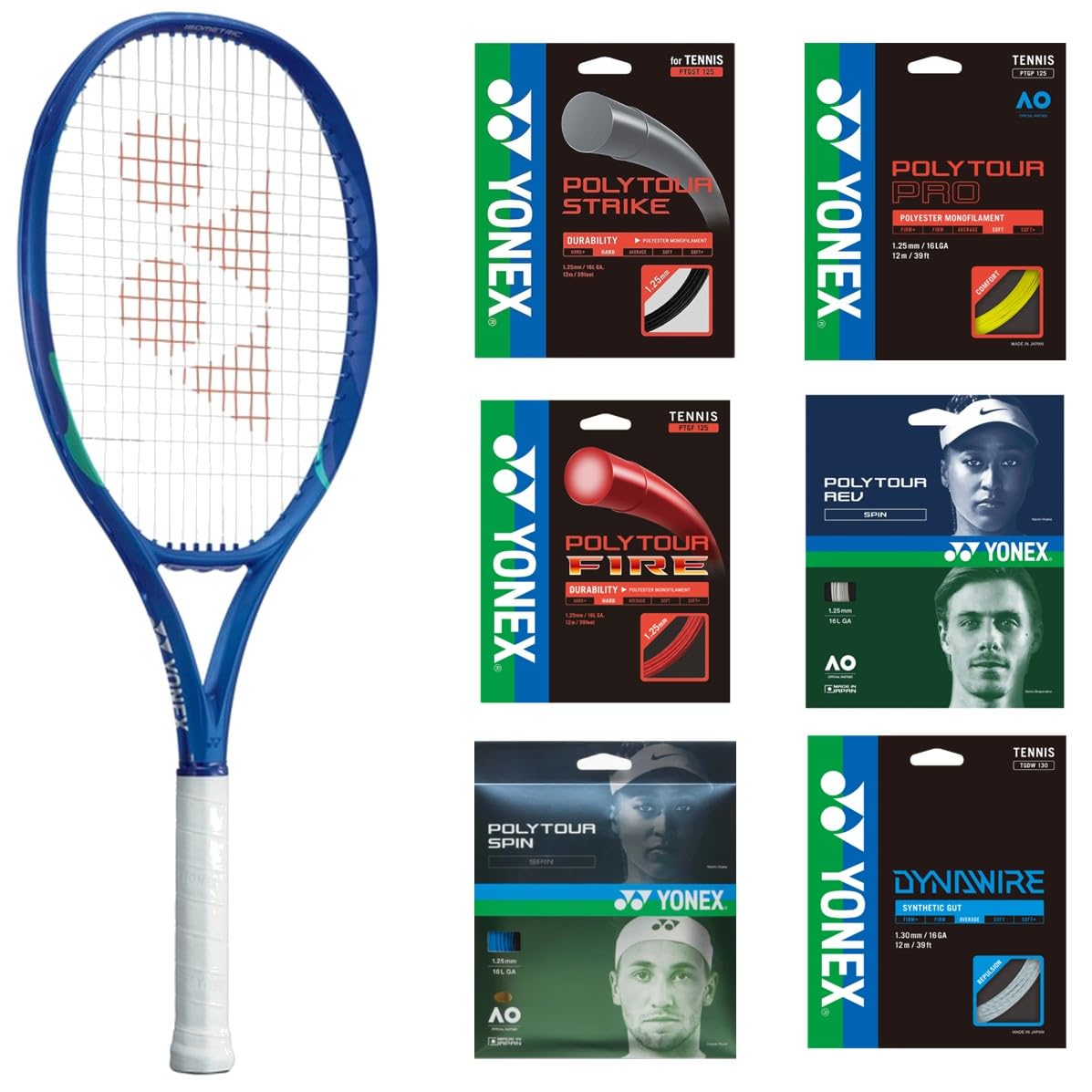 Amazon.com: Yonex EZONE 110 Blast Blue Tennis Racquet (8th Gen