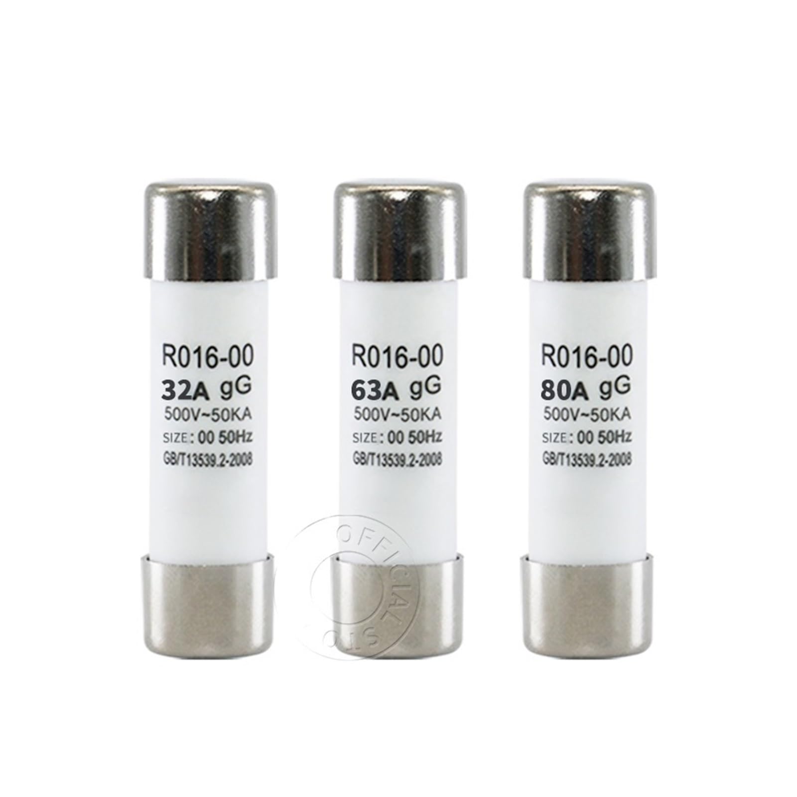 Fusible cerámico de acción rápida CA 10/20 Piezas, 14 x 51 mm, 32 A, 40 A, 50 A, 63 A, núcleo RT18 R016(10pcs-Fuse Core Only,40A)