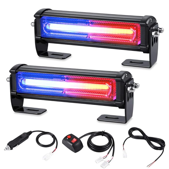 Buy ATHAIHAN 2 in 1 Waterproof COB LED Red Blue Emergency Strobe
