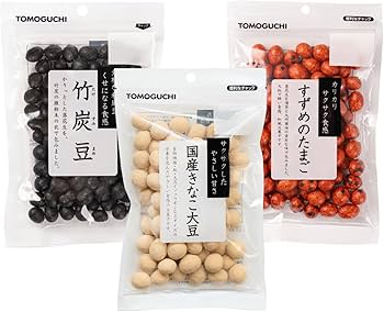 Amazon | まめころセット (国産きなこ大豆135g・竹炭豆120g