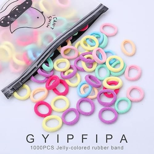 1106 Pcs Hair Loop Tool Set With 4 Topsy Tail Hair Tools,1 Ponytail Cutter Remover,1 Metal Pin Rat Tail Comb For Hair Styling,100 Baby Hair Ties Seamless Hair Bands,1000 Colorful Rubber Bands For Women #TOP6