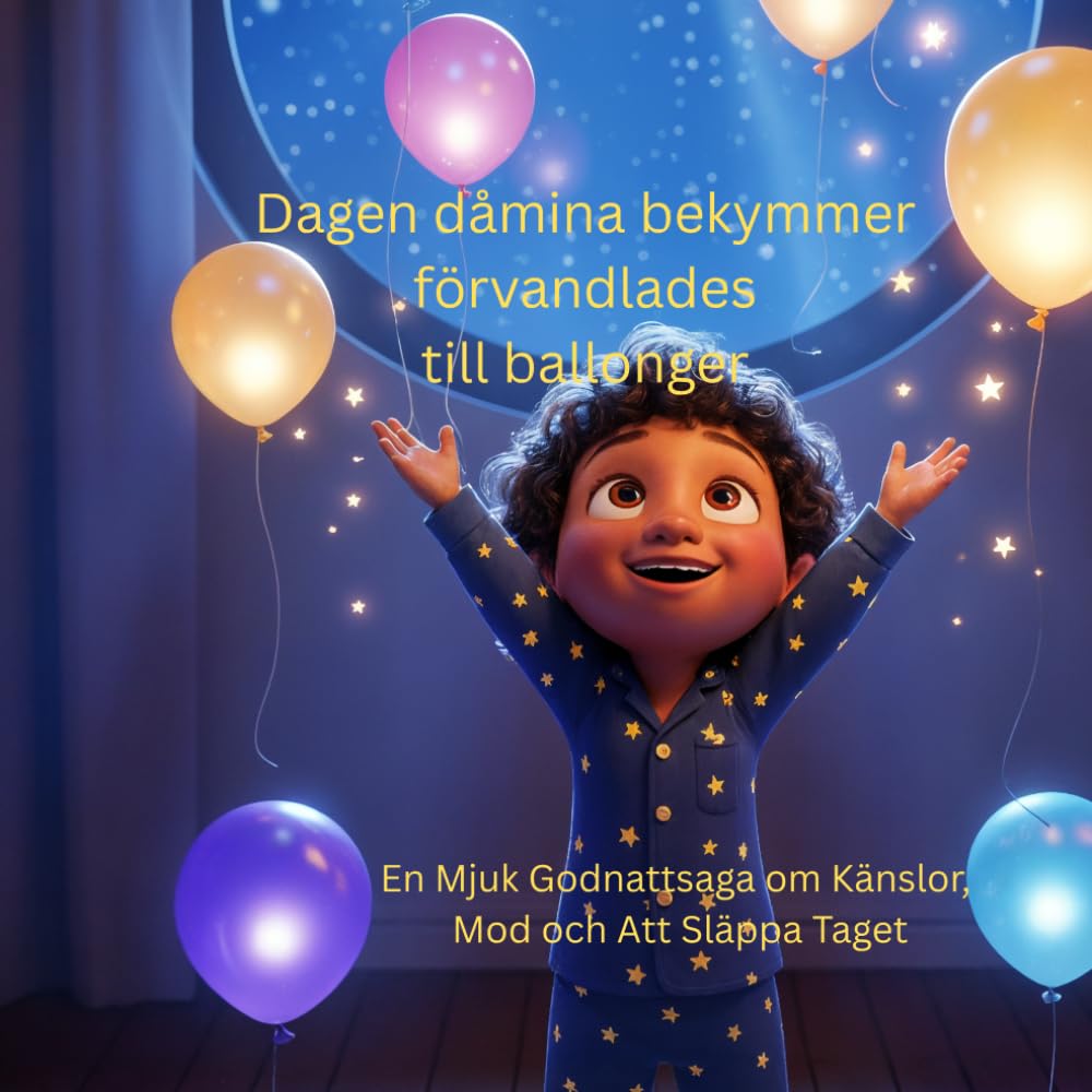 Dagen då mina bekymmer förvandlades till ballonger: En Mjuk Godnattsaga om Känslor, Mod och Att Släppa Taget