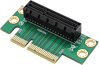 OTOTEC 1PC PCI-E 4X Riser Adapter Compatible with 1U/2U Server Computer Supports PCI Express Cards 60.2x29.2mm for Compact...