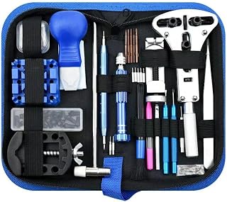 210pcs/set Watch Opener Repair Tool Kit Clock Pry Knife Screwdriver Pin Hammer Set Watchmaker Band Link Clockmaker Accessory