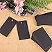 Whaline 200 Set Earring Display Card with 200 Pcs Self-Seal Bags, Earring Card Holder Blank Kraft Paper Tags for DIY Ear Studs, Earrings and Jewelry Display(Black)