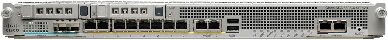 Cisco ASA5585-S20-K9 ASA 5585-X Security Plus Firewall (Renewed)