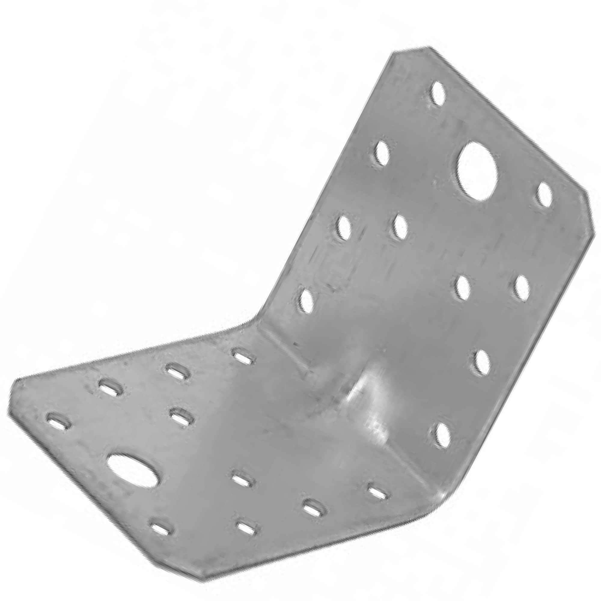 Angle Bracket Heavy Duty 70 x 70 x 55 x 2.0mm Galvanised Steel Metal Corner Braces for Joining, Bracing, and Reinforcing