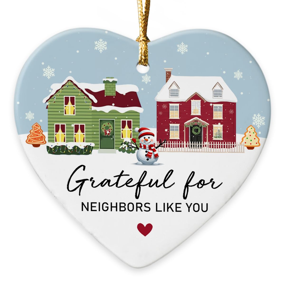 Gift Glow Ceramic Ornament 2024 2 (Neighbor)