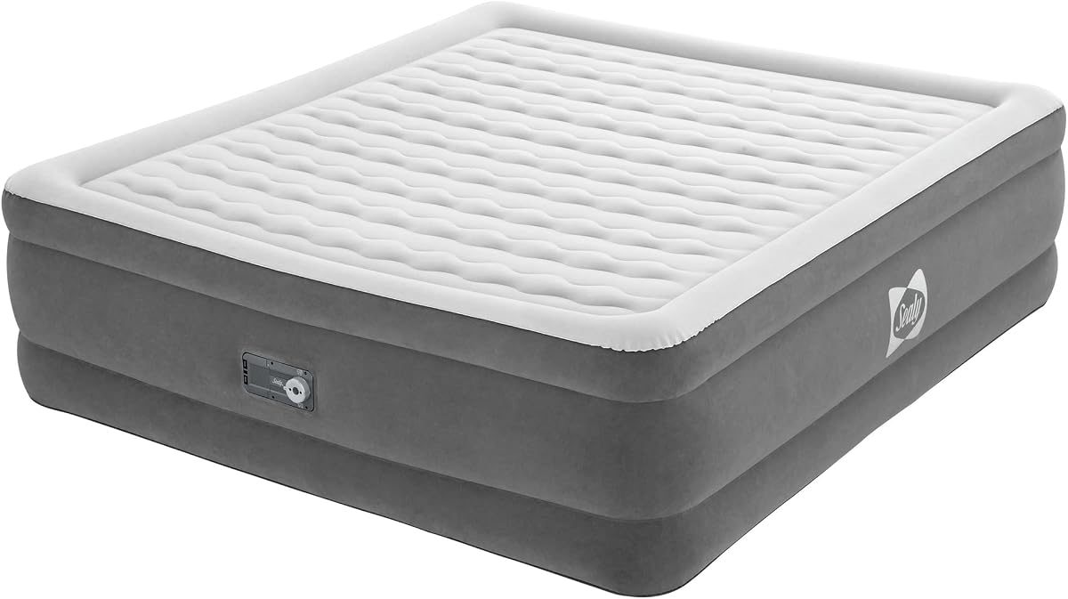 Colchón de aire Sealy Tritech King Bomba de CA incorporada 80" x 76" x 22"