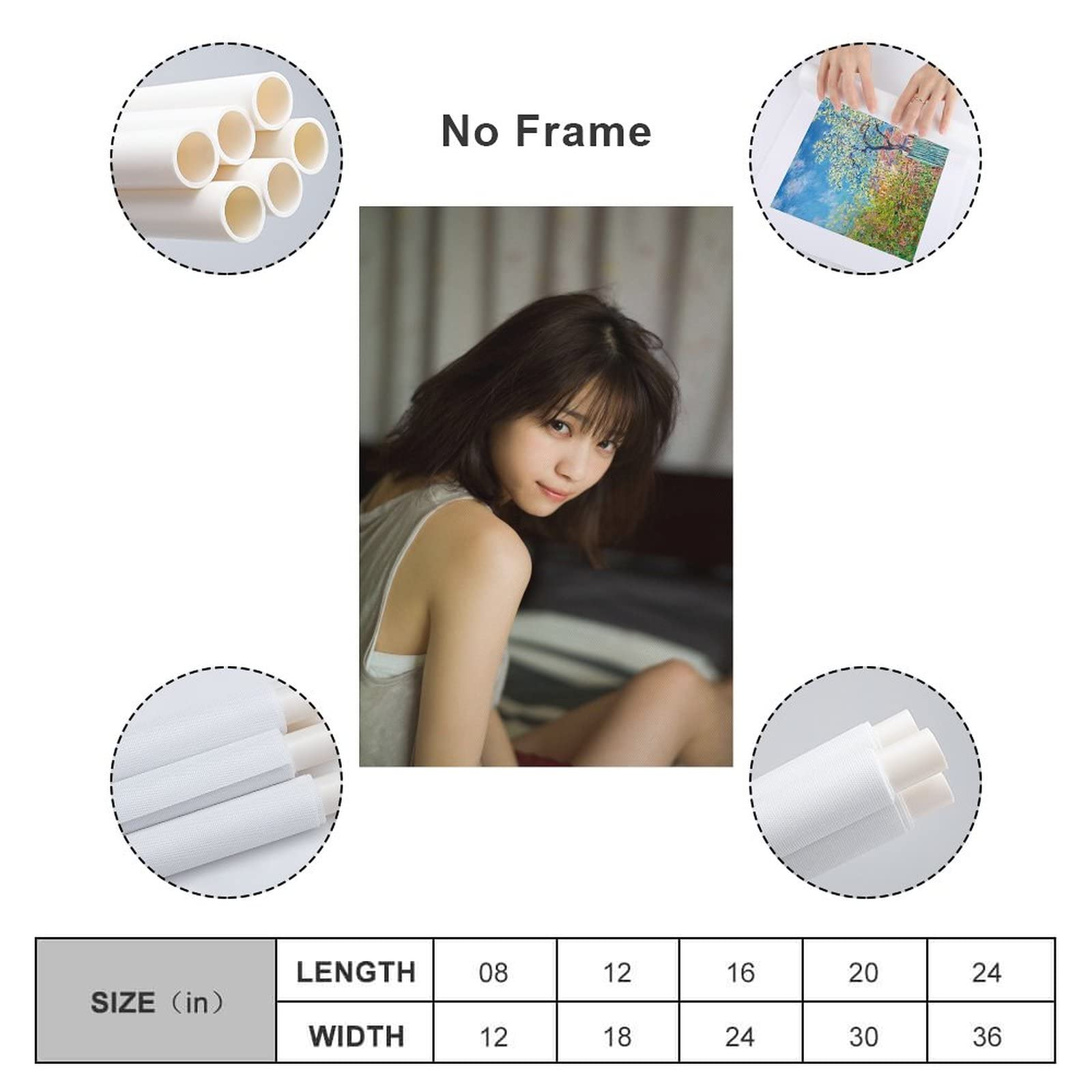 Amazon.co.jp: 乃木坂46西野七瀬かわいいセクシーな写真アートポスター