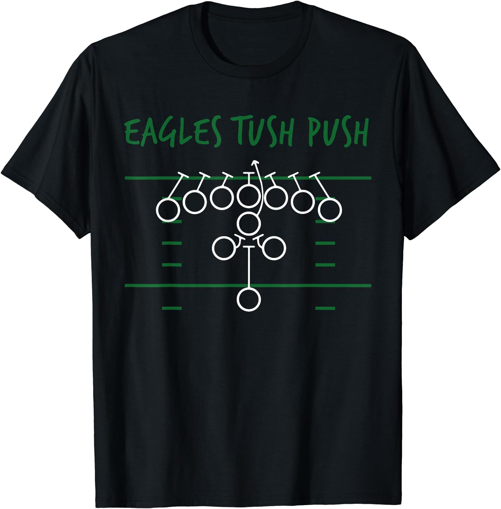 Funny Eagles Tush PushT-Shirt