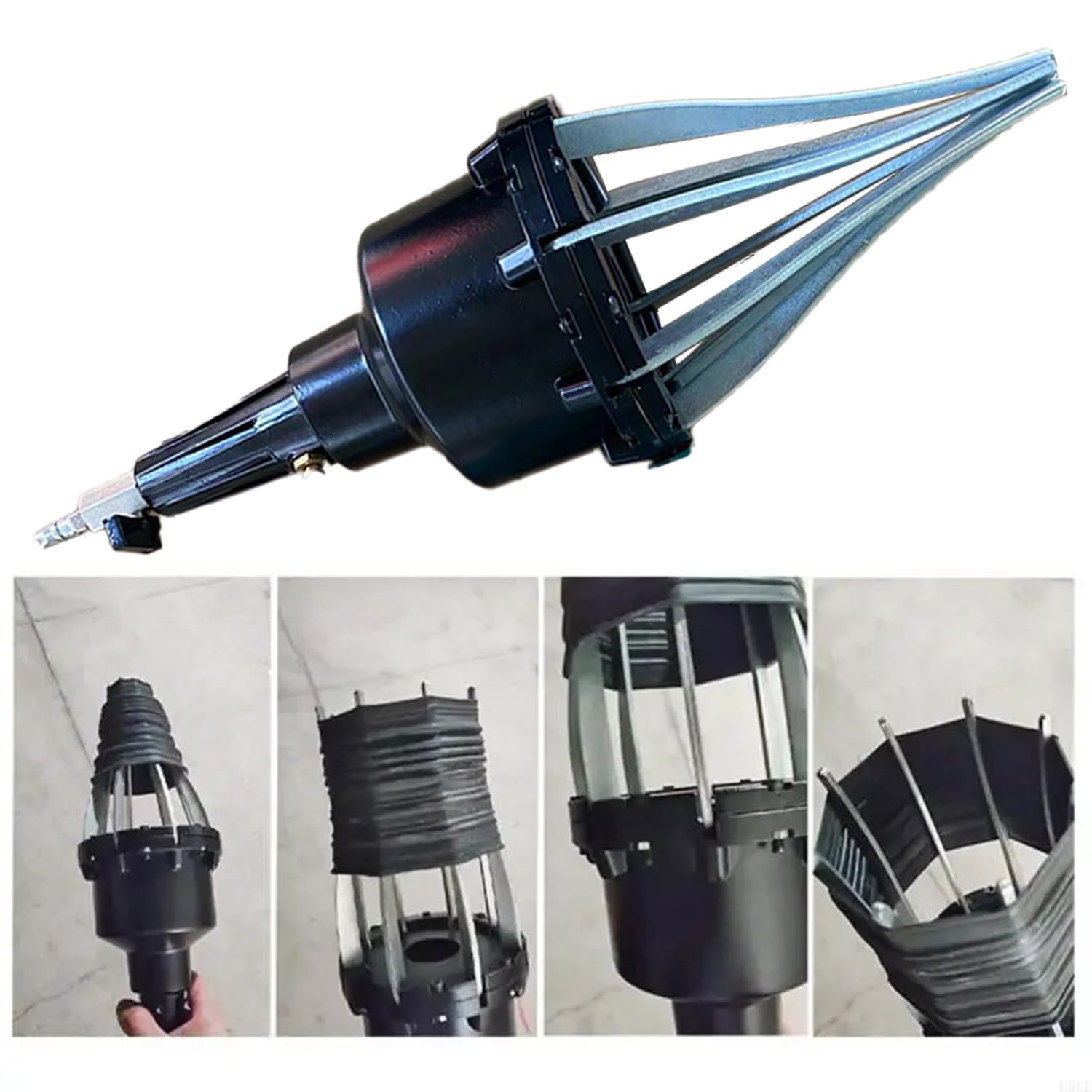 Expansor De Fuelle Peneumatic,Esparcidor De Botas De Eje 20-120 mm,Expansor Neumático De Botas De Junta Homocinética Herramientas De Instalación Universales Para Reparar Ejes De Automóviles(Negro)