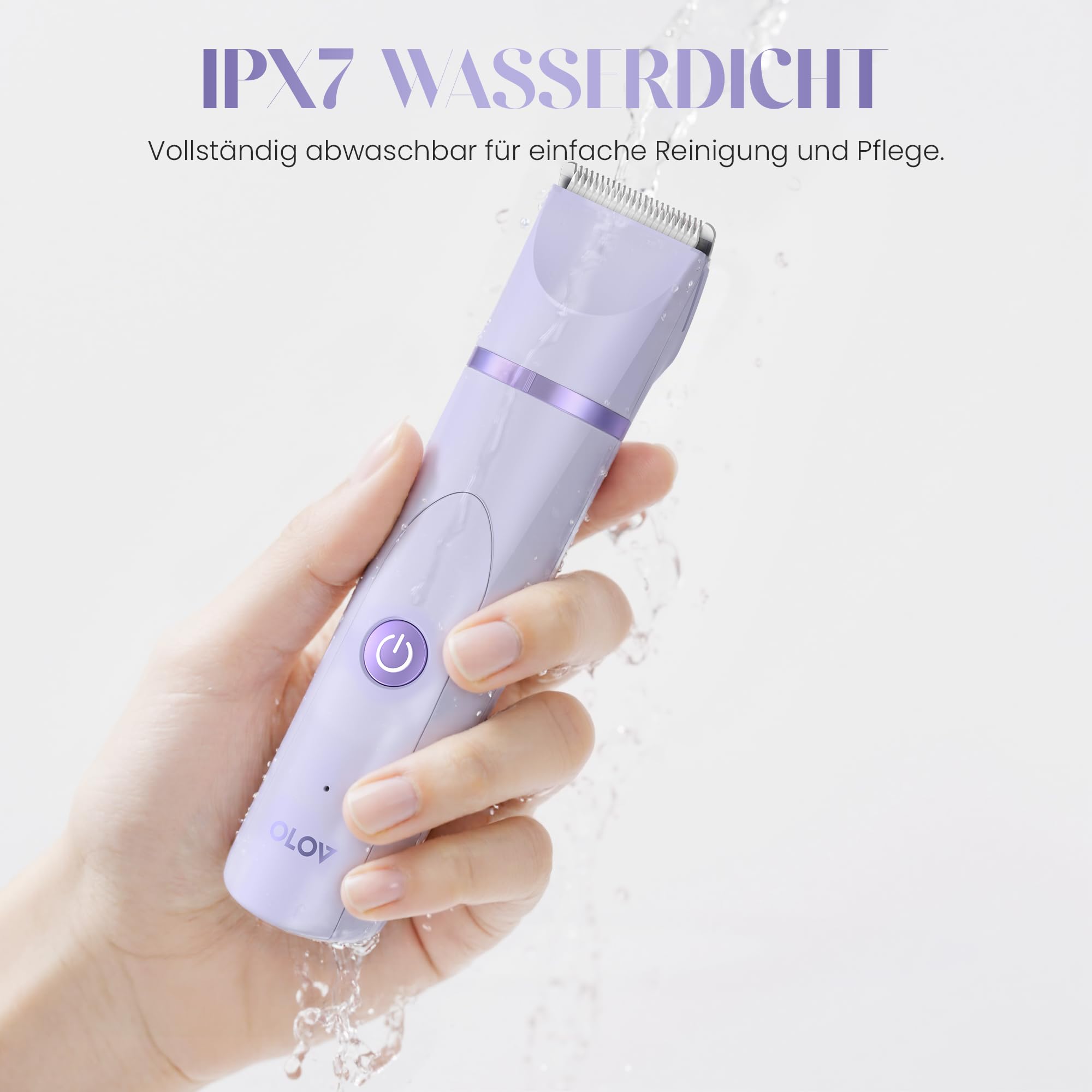 Afeitadora íntima para mujeres, afeitadora para mujer, para axilas, brazos, cuerpo, cara, afeitadora para mujer, zona íntima, uso en húmedo y seco, recargable, con estación de carga USB