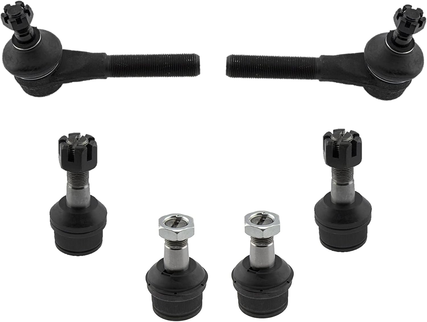 6 Pc Steering Kit ES2077RT ES2078LT Compatible with Ford Bronco 1980–1996 – PartsW