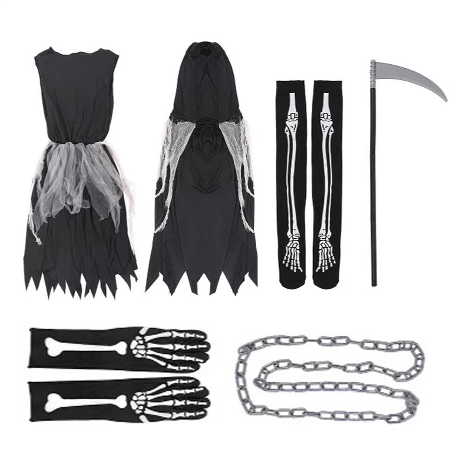 Disfraces de Halloween para Niños Capa con Capucha de Cosplay con