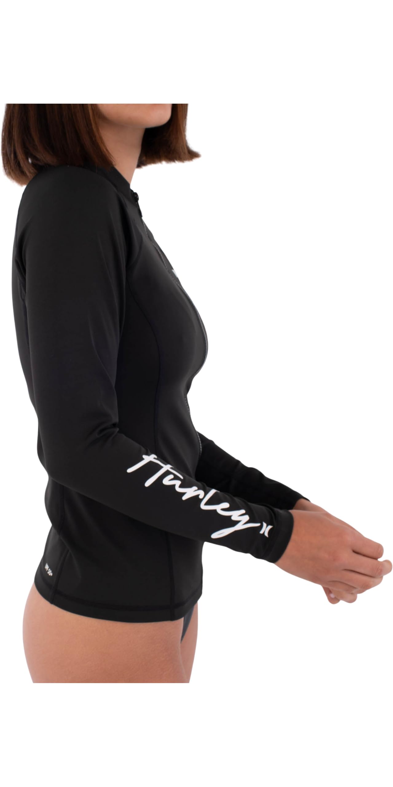 Hurley Women's Long-Sleeved Surf Lycra T-Shirt Femme
