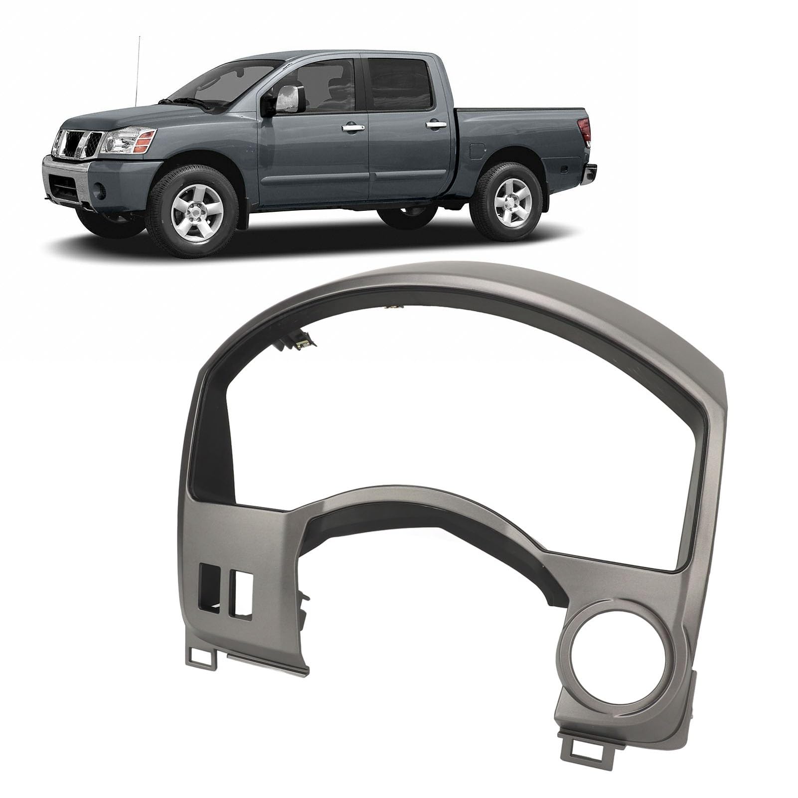 Moldura Faro Nissan Titan Armada 2004-2015 Izquierdo | Meses sin interés