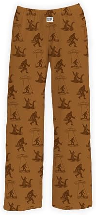 BRIEF INSANITY Outdoors and Camping Pajamas - Funny Camping Pjs for Women and Men, Comfy, Ultra Soft, Novelty Pajama Bottoms