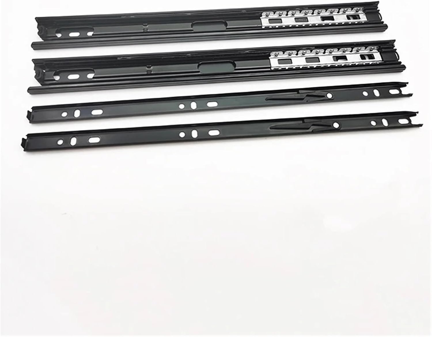3-Section Sliding Rail 30 Wide Side Mounted Silent Cabinet Drawer(14 inch)
