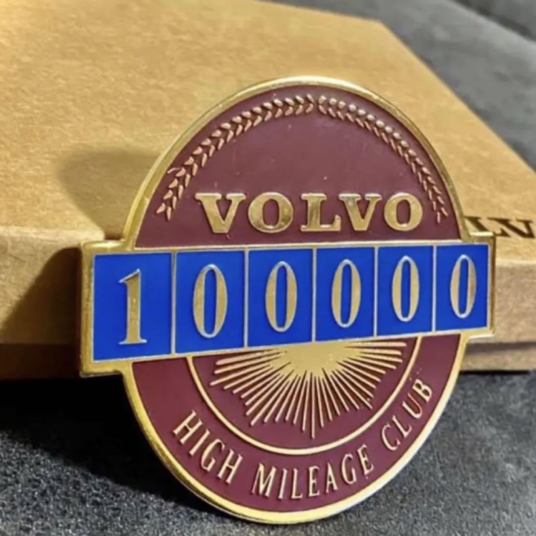 Amazon.co.jp: ボルボ HIGH MILEAGE CLUB 100000 バッジ : おもちゃ