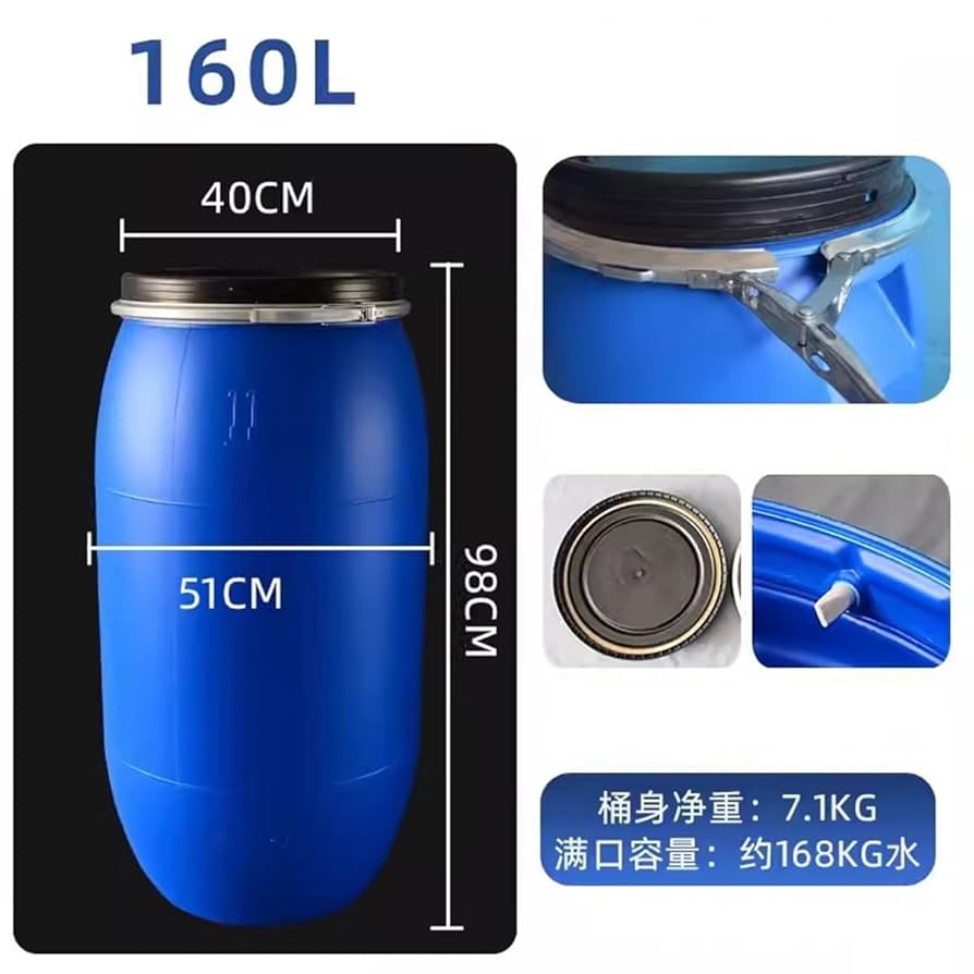 ポリドラム プラスチック製貯水タンク 200L Amazon.co.jp: プラスチックバケツ プラドラムオープンタイプ