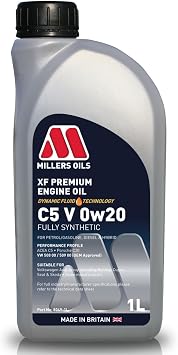 XF Premium C5 V 0w20 Fully Synthetic Motor Oil, 1 liter