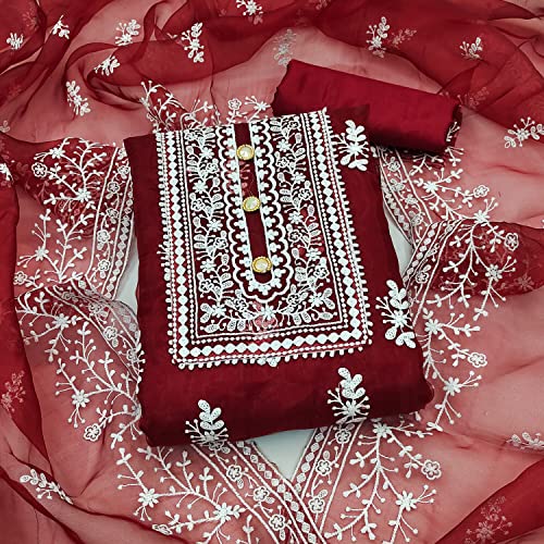 Image of StyleScope Women Unstitched Salwaar Suit Dress Material