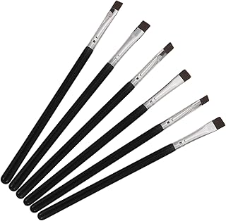 Baluue 6 unids Cepillo plano para cejas Cepil...