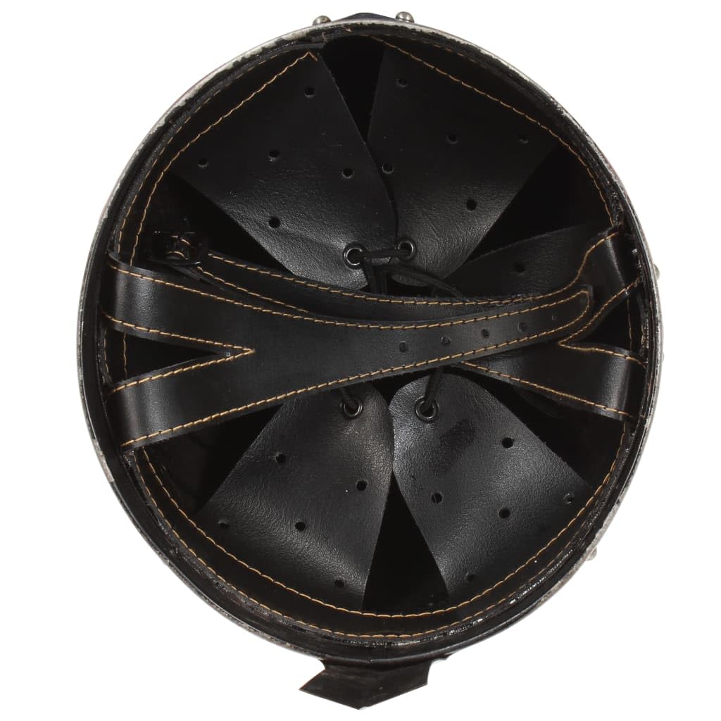Genérico Réplica de Casco de Caballero Medieval Antiguo Larp Acero plata-286216