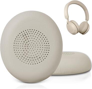 Ear Pads Replacement for Jabra Evolve2 65 40 Elite 45h On-Ear Gold Beige