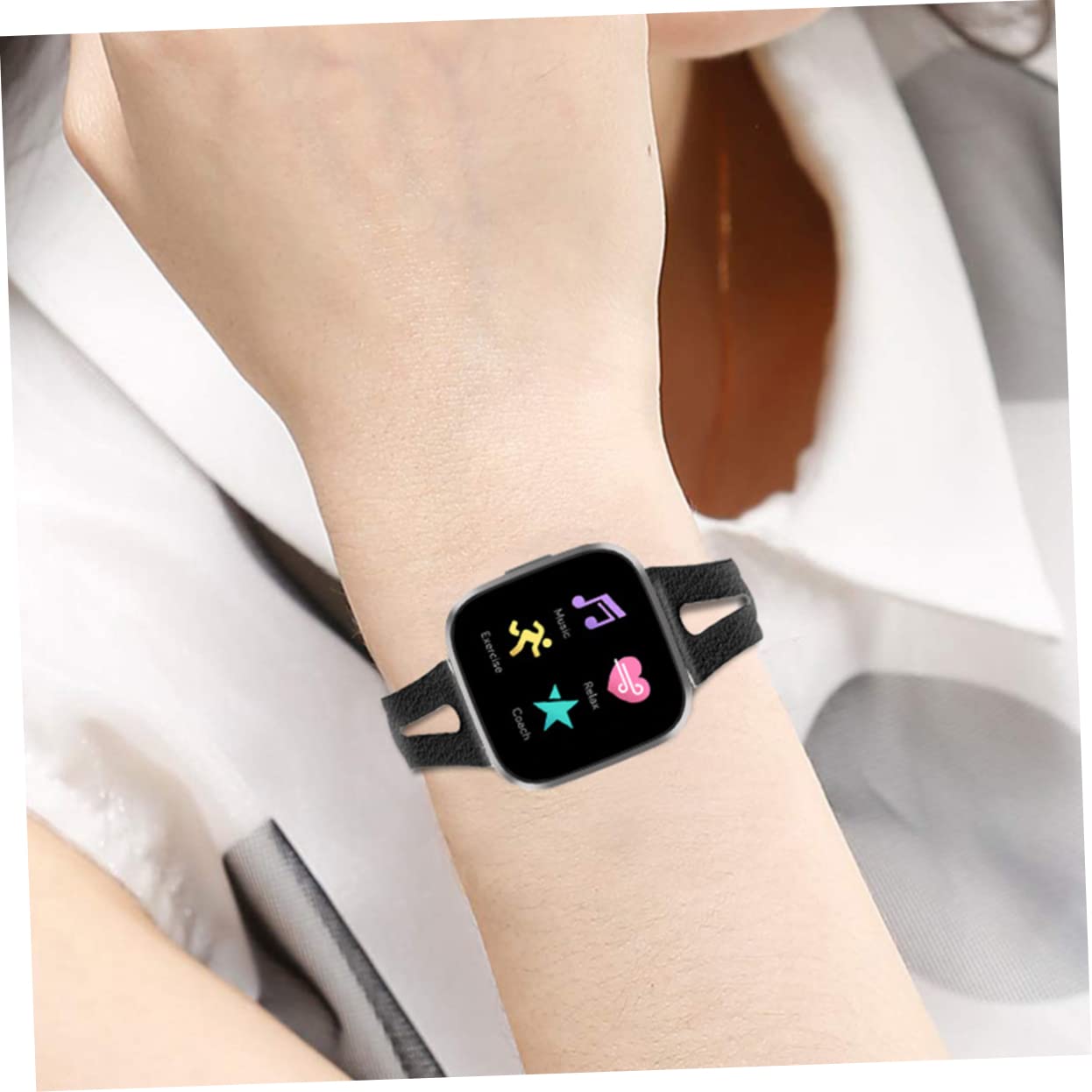 VALICLUD 3piezas Correa De Reloj De Cuero Verdadero Para Banda De Reemplazo Unisex Cómodo y Transpirable Para Ocasiones Especiales y Uso Diario