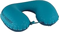 Vista 1 de Sea to Summit Aeros Ultralight Traveler - Almohada inflable para el cuello, color aguamarina