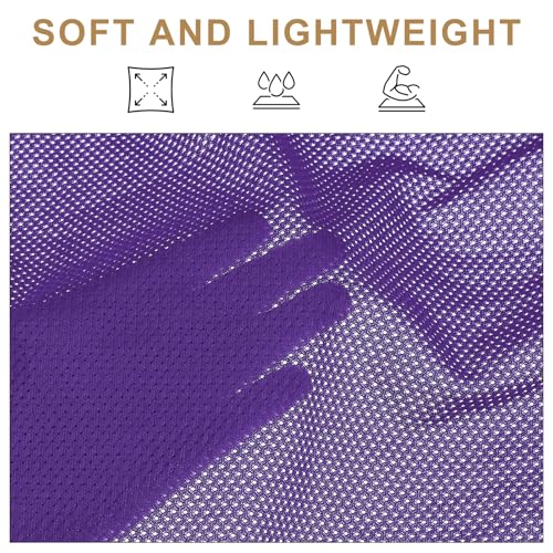 Tissu maille violet élastique de qualité supérieure pour couture de sac à dos - 3