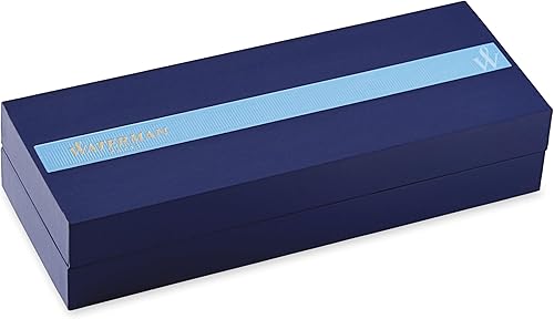 Vista 4 de Bolígrafo lacado negro Waterman Expert con oro, – Bolígrafo con tinta azul (s0951700), Azul Negro brillante con ribete dorado